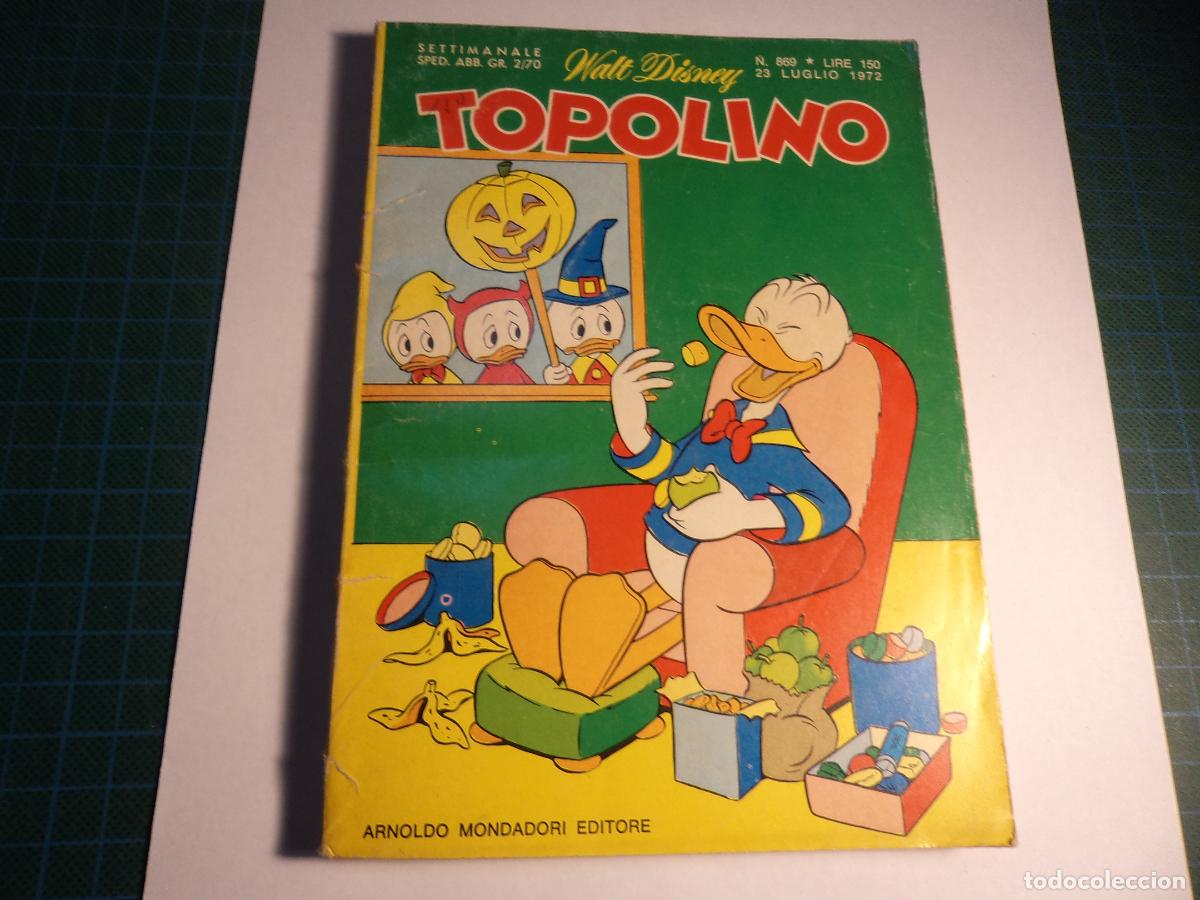 C&oacute;mics: Walt Disney Topolino. N&ordm; 869. En italiano