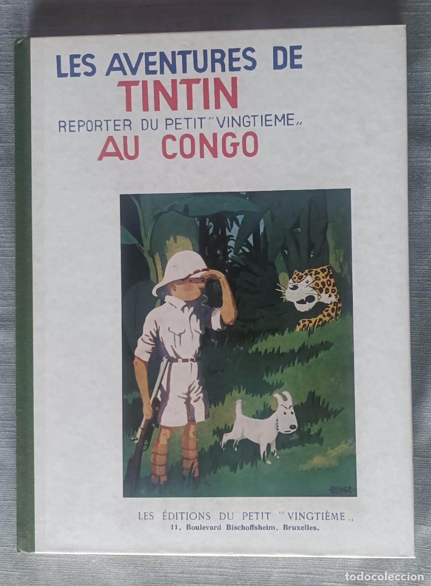 C&oacute;mics: Les aventures de Tint&iacute;n au Congo Facsimile 1982 Casterman