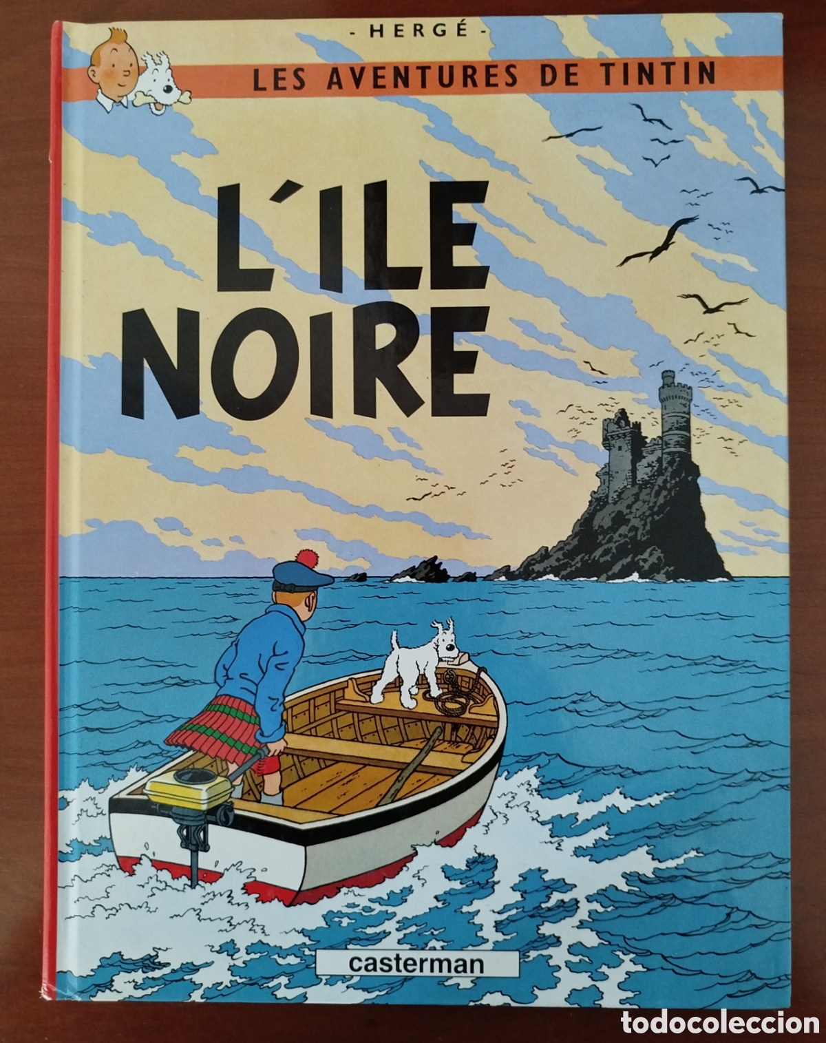 C&oacute;mics: L'Ile Noire. Ed. Casterman 1984 texto en FRANC&Eacute;S
