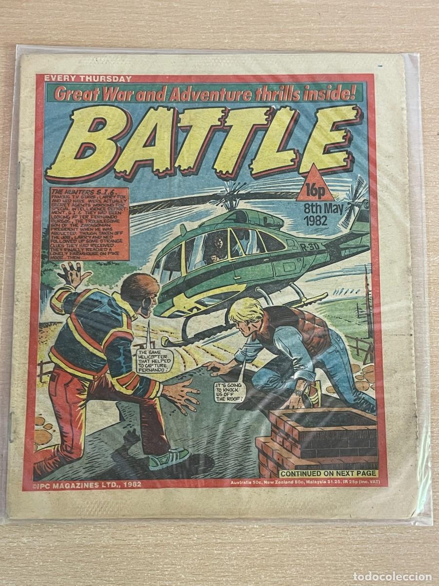 C&oacute;mics: Comic ingl&eacute;s BATTLE Magazine 8th May 1982 The Hunters 8 Mayo 1982 WWII 2&ordf; Guerra Mundial