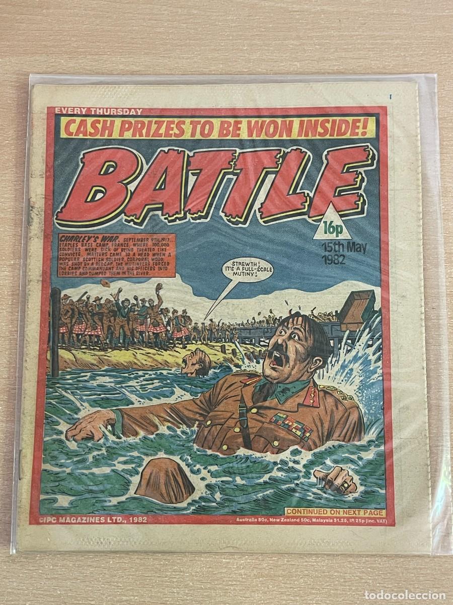 C&oacute;mics: Comic ingl&eacute;s BATTLE Magazine 15th May 1982 Charley's War 15 Mayo 1982 WWII 2&ordf; Guerra Mundial