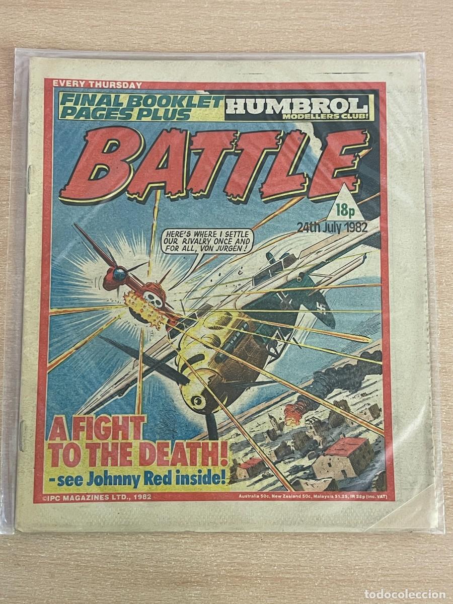 C&oacute;mics: Comic ingl&eacute;s BATTLE Magazine 24th July 1982 Johnny Red 24 Julio 1982 WWII 2&ordf; Guerra Mundial