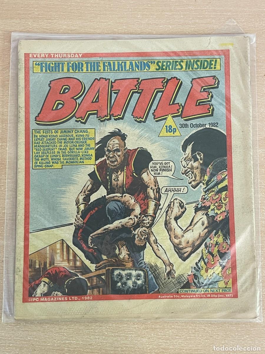 C&oacute;mics: Comic ingl&eacute;s BATTLE Magazine 30th October 1982 Jimmy Chang 30 Octubre 1982 WWII 2&ordf; Guerra Mundial