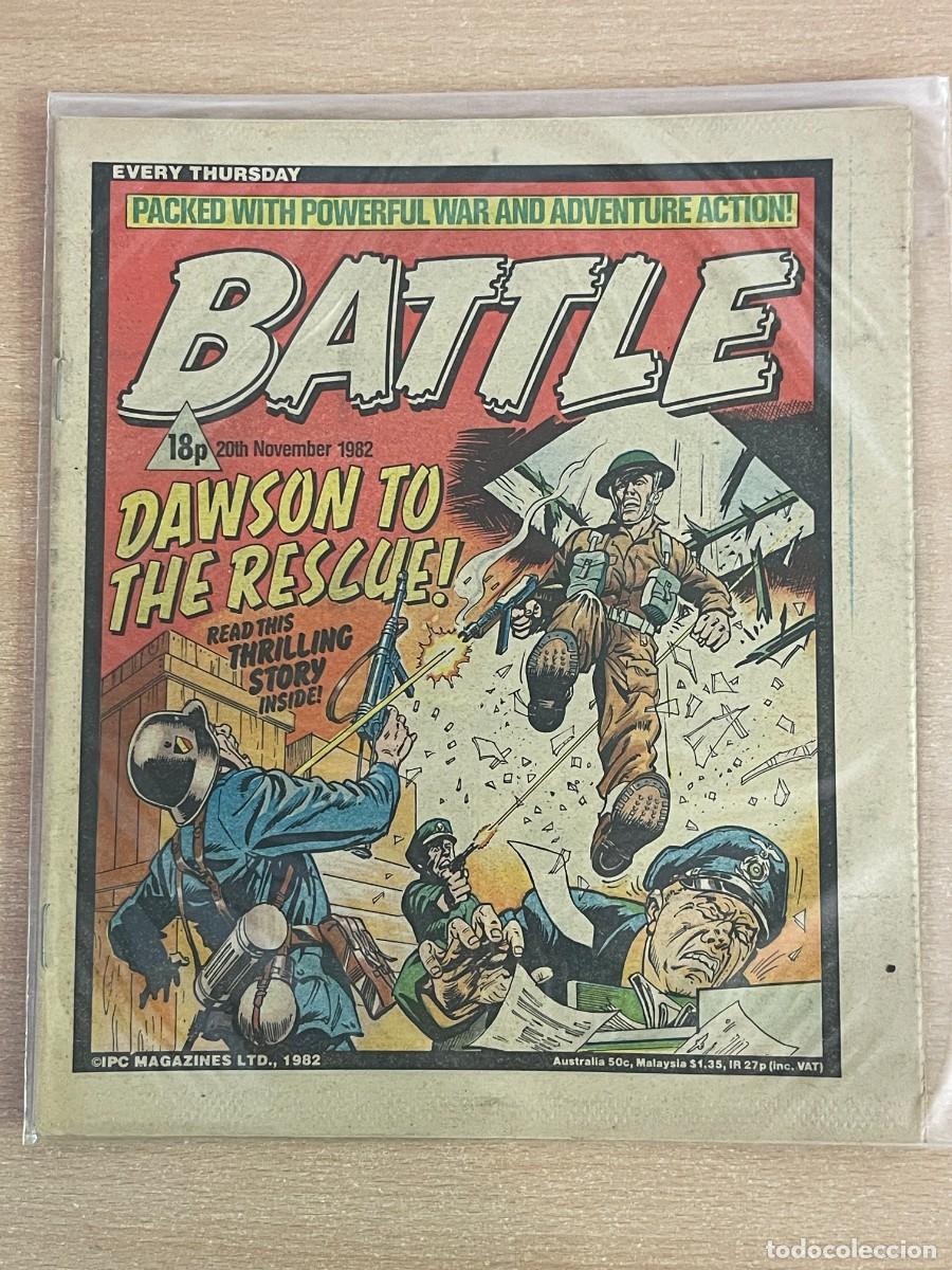 C&oacute;mics: Comic ingl&eacute;s BATTLE Magazine 20th November 1982 Dawson 20 Noviembre 1982 WWII 2&ordf; Guerra Mundial