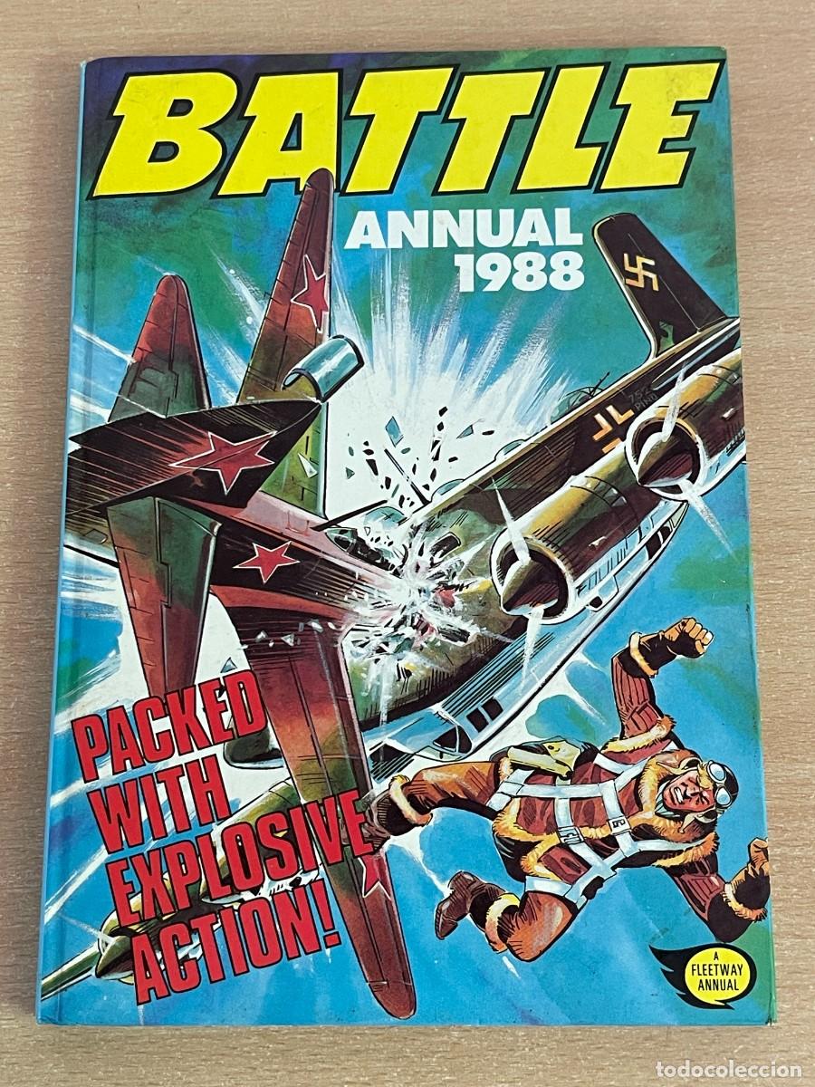 C&oacute;mics: Comic de guerra ingl&eacute;s BATTLE ANNUAL 1988 WWII 2&ordf; Guerra Mundial IPC Magazines tebeo b&eacute;lico