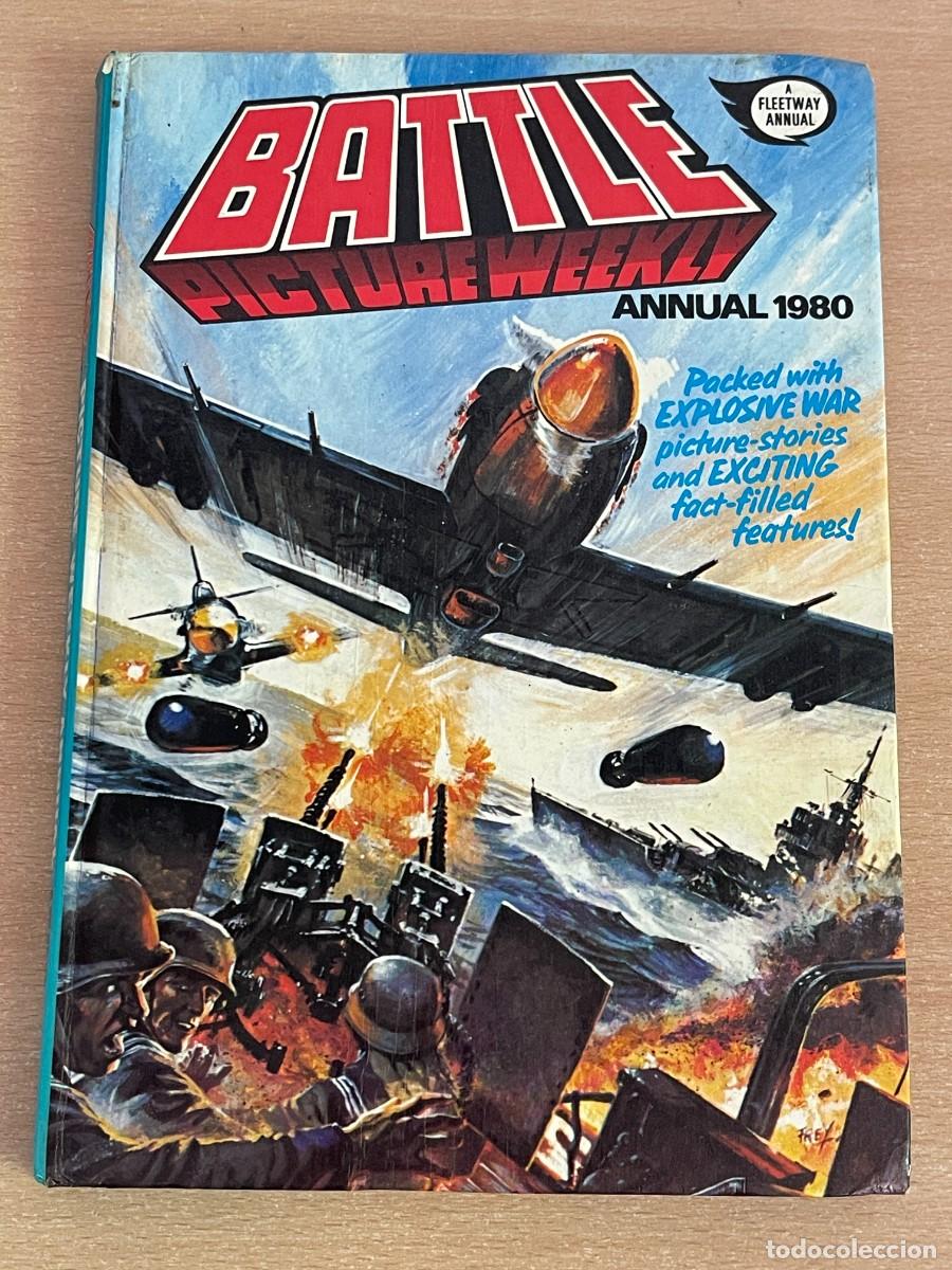 C&oacute;mics: Comic de guerra ingl&eacute;s BATTLE PICTURE WEEKLY ANNUAL 1980 WWII 2&ordf; Guerra Mundial IPC Magazines b&eacute;lico