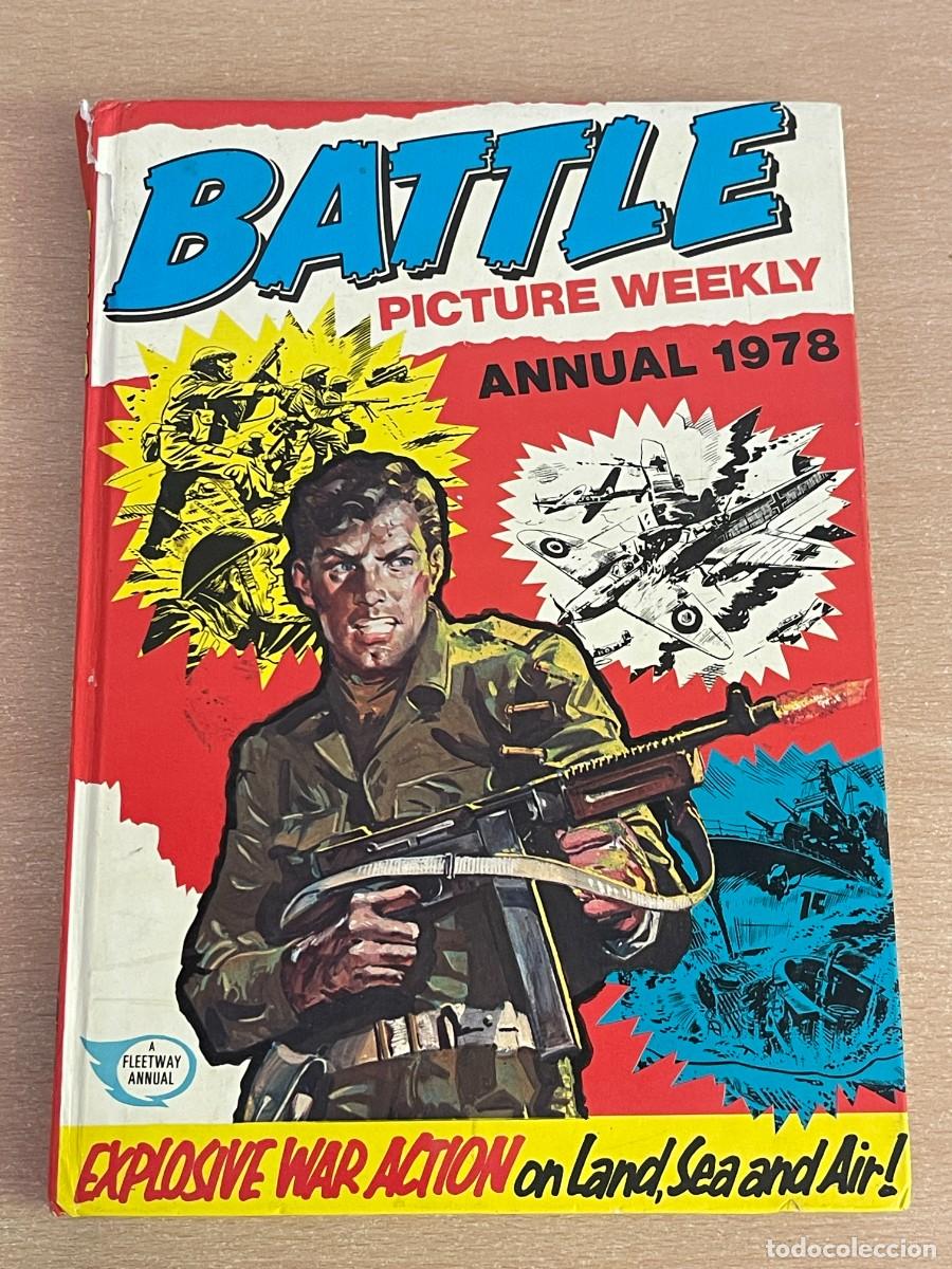C&oacute;mics: Comic de guerra ingl&eacute;s BATTLE PICTURE WEEKLY ANNUAL 1978 WWII 2&ordf; Guerra Mundial IPC Magazines b&eacute;lico