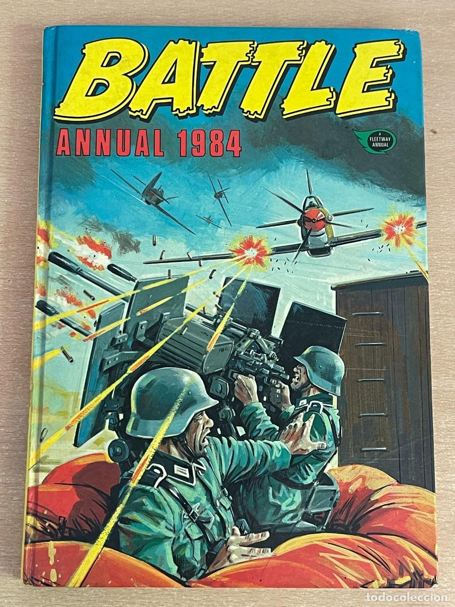 C&oacute;mics: Comic de guerra ingl&eacute;s BATTLE ANNUAL 1984 WWII 2&ordf; Guerra Mundial IPC Magazines tebeo b&eacute;lico
