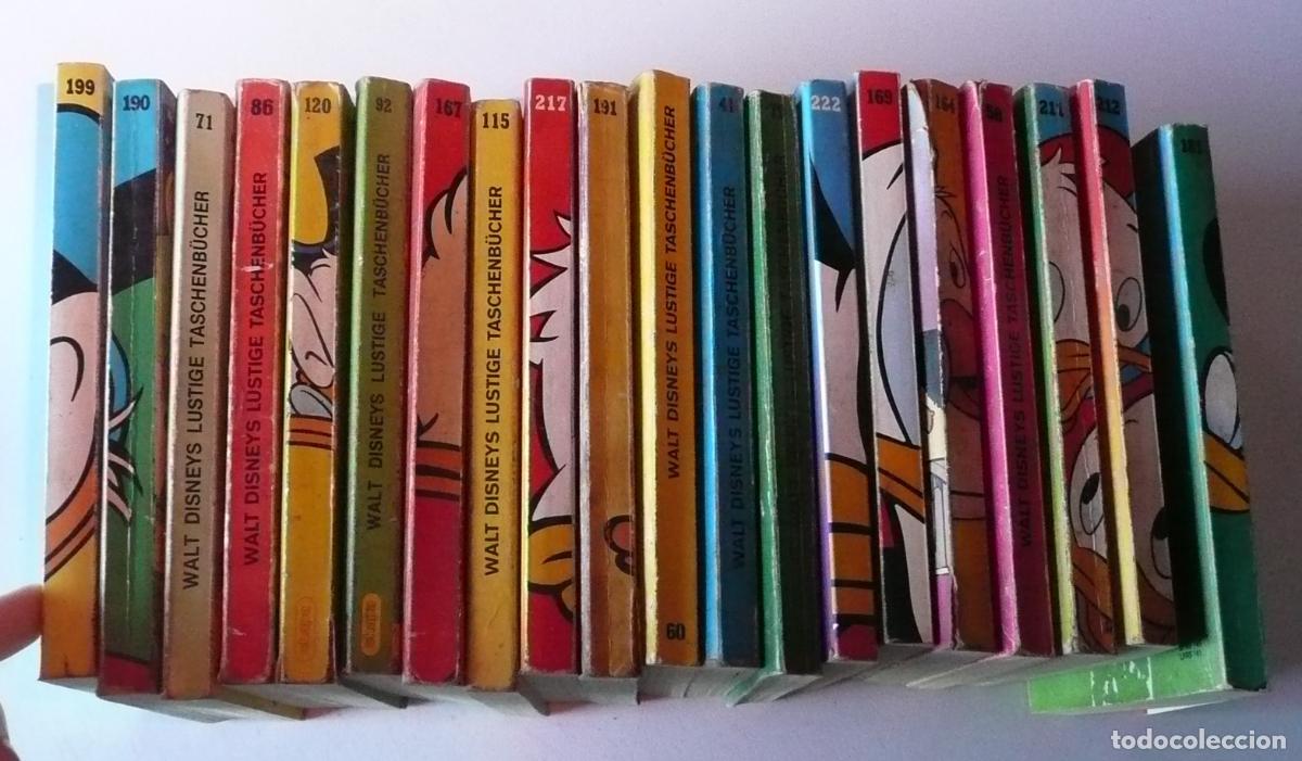 C&oacute;mics: Lote de 20 c&oacute;mics en alem&aacute;n del Pato Donald, Mickey Mouse, Goofy. Lustiges Taschenbuch. Walt Disney.