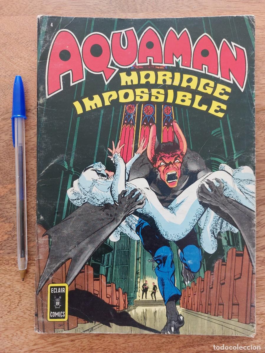 C&oacute;mics: AQUAMAN - MARIAGE IMPOSSIBLE - FRANCIA - A&Ntilde;O 1971