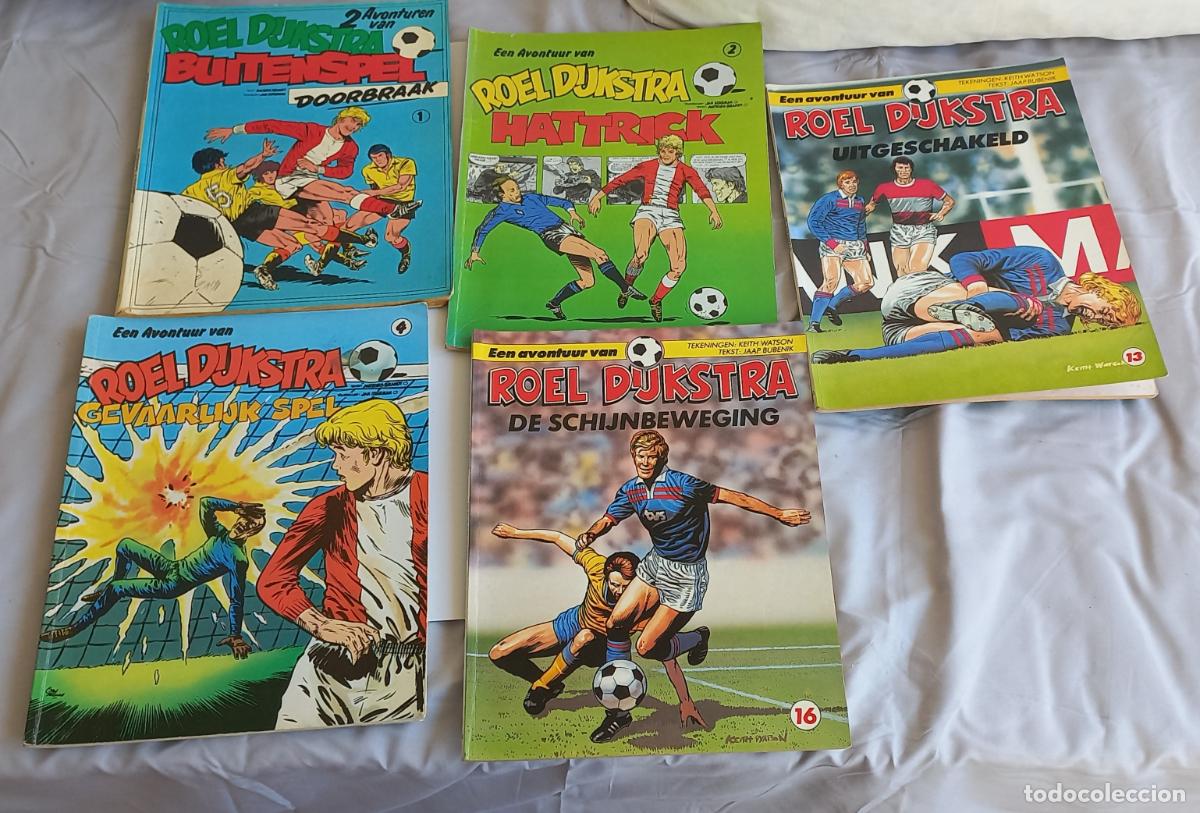 C&oacute;mics: ROEL DUKSTRA. N&ordm; 1, 2, 4, 16, 13. comics futbol. Eric Catel. En Holand&eacute;s.
