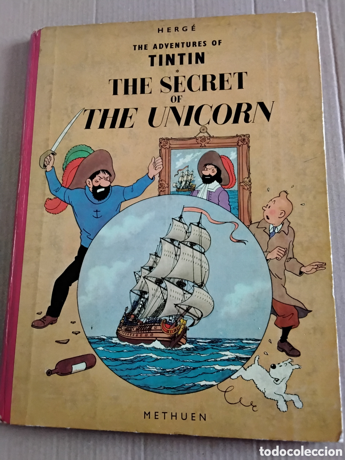 C&oacute;mics: TINTIN. THE SECRET OF THE UNICORN. GREAT BRITAIN 1959