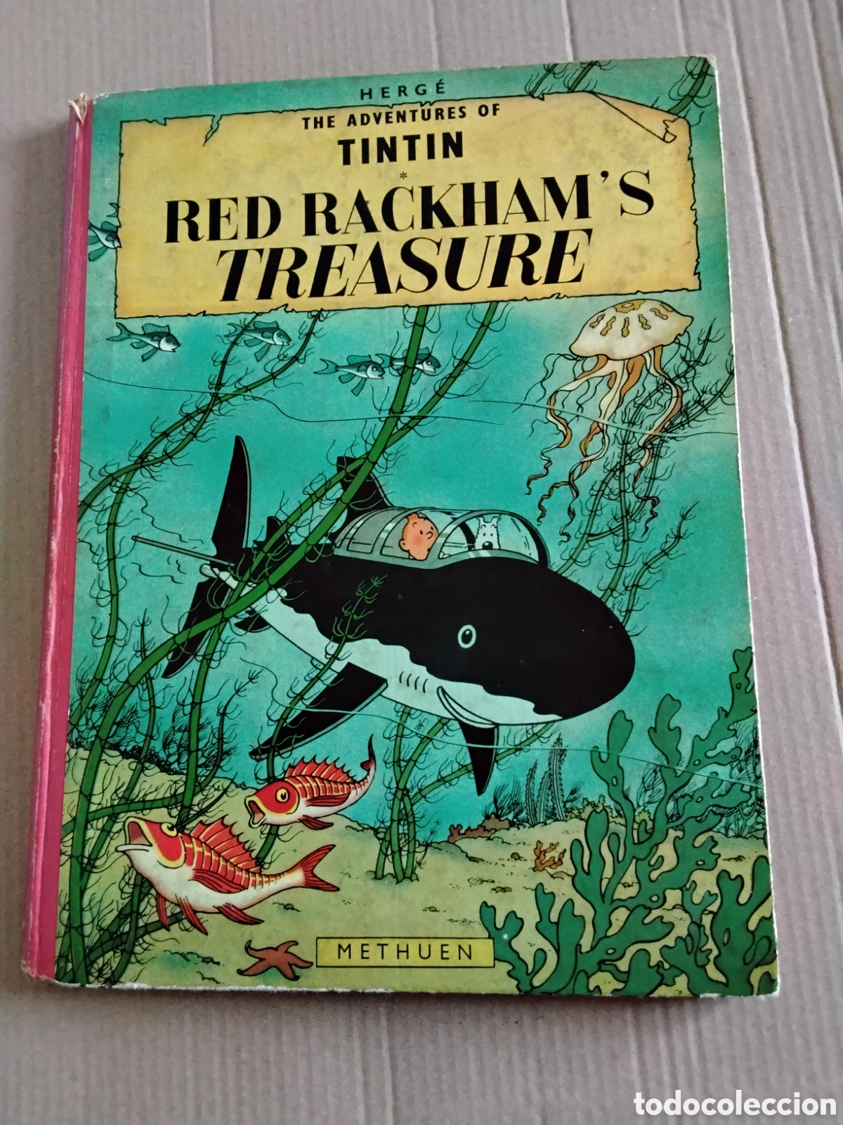 C&oacute;mics: TINTIN. RED RACKHAM'S TREASURE. GREAT BRITAIN 1959
