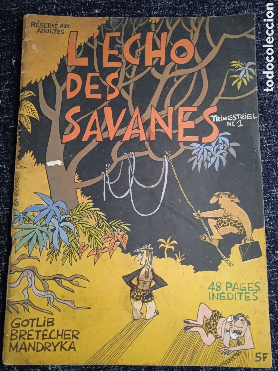 C&oacute;mics: L&acute;ECHO DES SAVANES -TRIMESTRIEL N&ordm; 1 EDICION EN FRANCES 1973