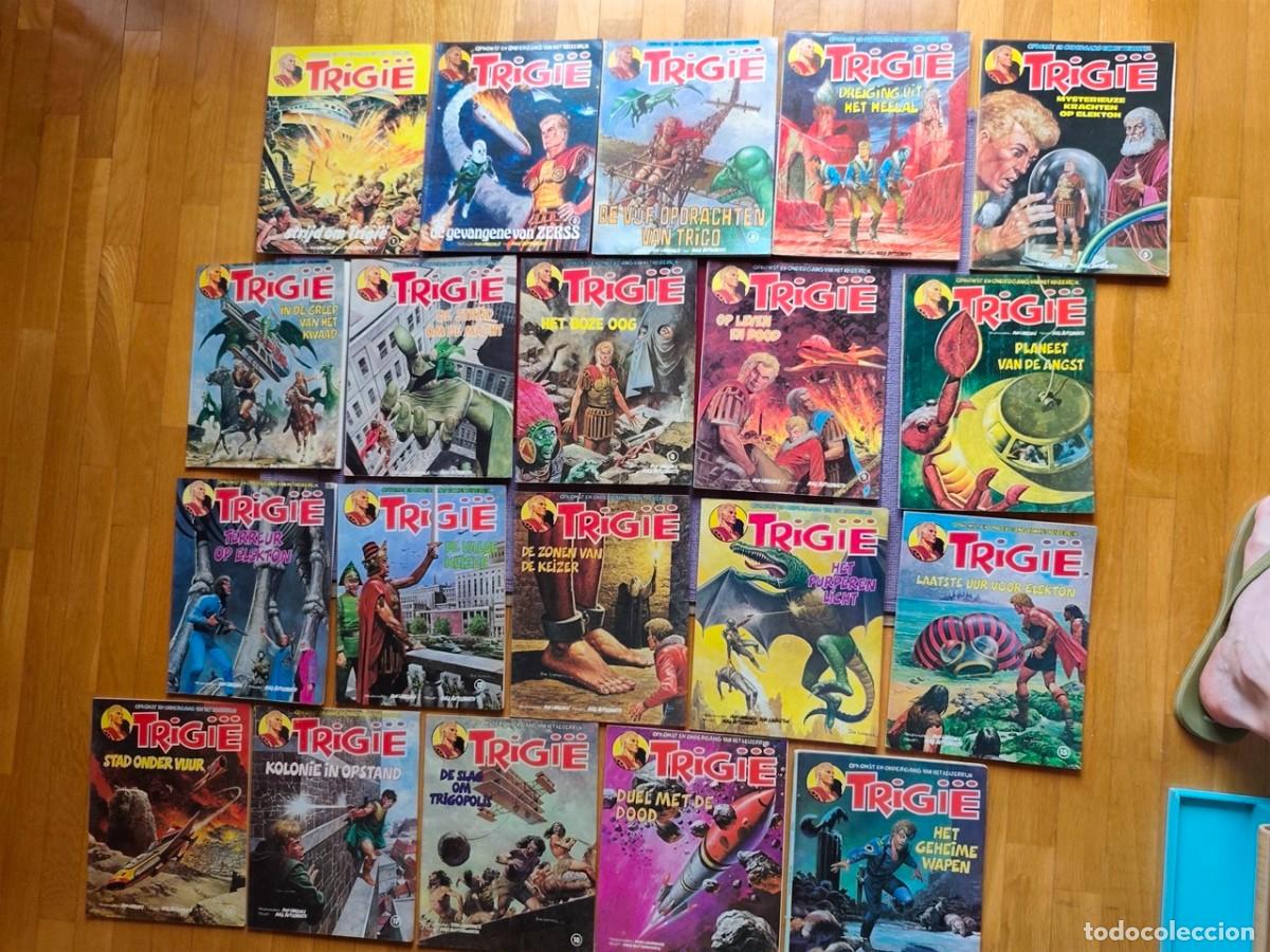 C&oacute;mics: TRIGI&Euml; en neerland&eacute;s, gran obra de DON LAWRENCE. 20 tomos.