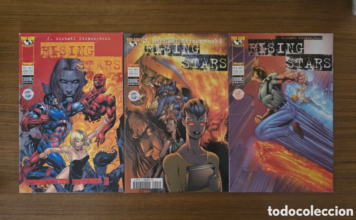 C&oacute;mics: RISING STARS,NUMEROS 1,2 Y 3,(IMAGE-TOP COW)