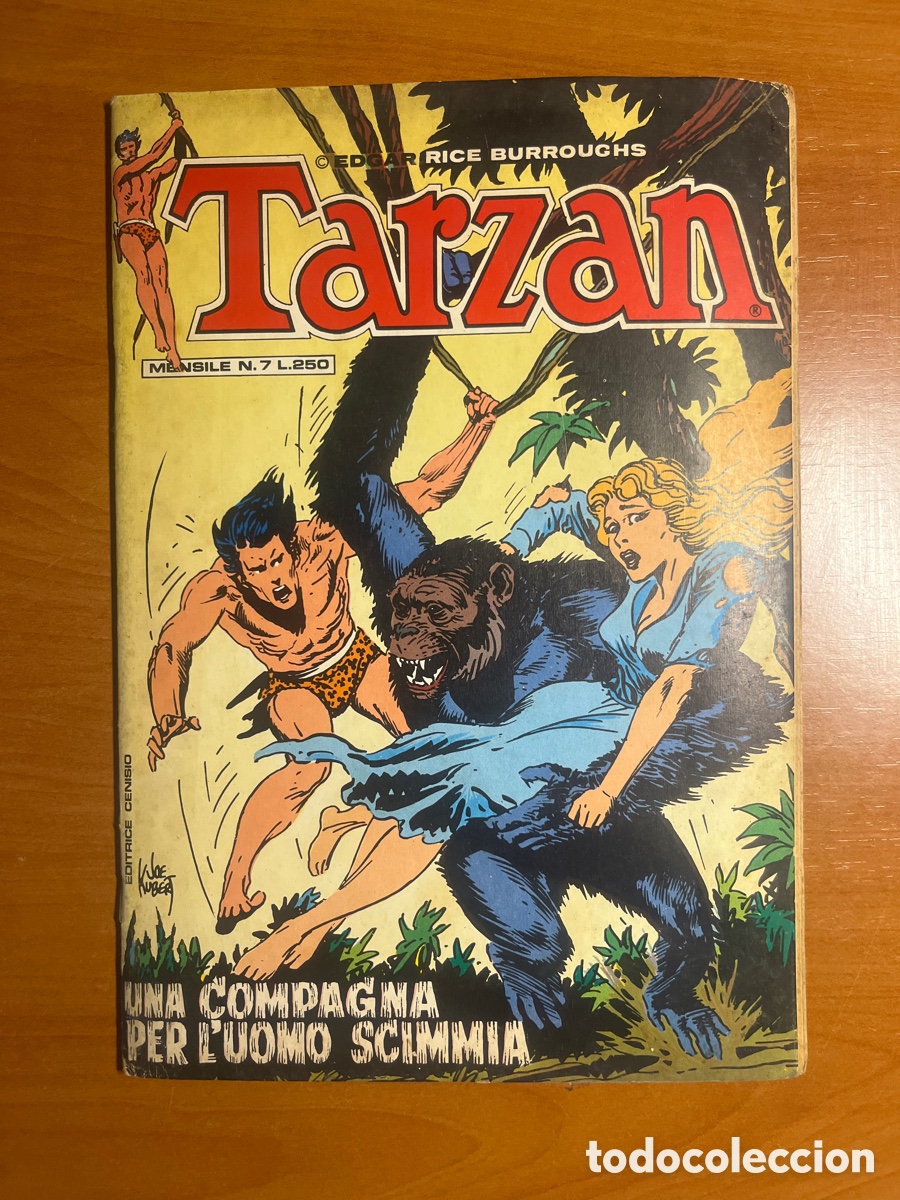 C&oacute;mics: TARZAN, N&Uacute;MERO 7, (EDITRICE CENISIO)