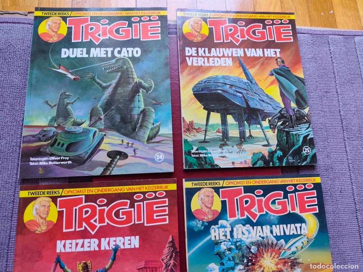 C&oacute;mics: TRIGI&Euml; en neerland&eacute;s (IMPERIO TRIGANO) 4 tomos n&uacute;meros altos.