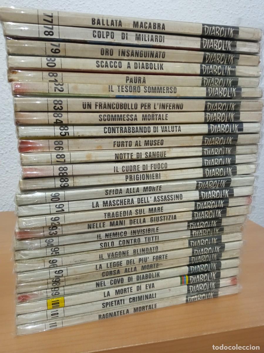 C&oacute;mics: Diabolik. Del n&uacute;mero 77 al 102. 1&ordm; reimpresion.