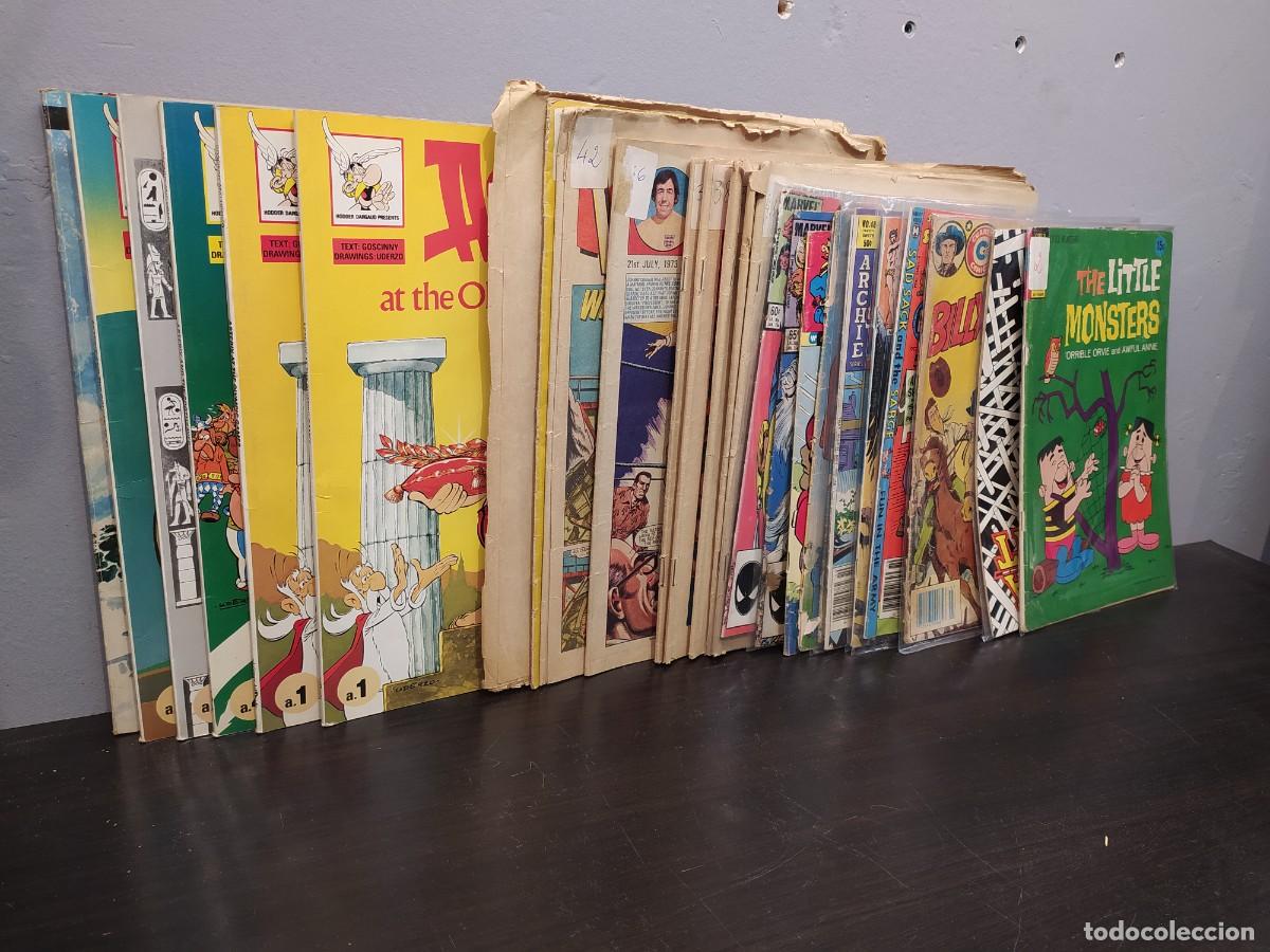 C&oacute;mics: LOTE COMICS EN INGLES ASTERIX, LITTLE MONSTER, VALIANT, TARZAN, LION-LOTE 26 TEBEOS-EDIT. VALENCIANA