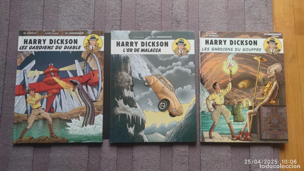 C&oacute;mics: HARRY DICKSON en franc&eacute;s 3 tomos. Muy buen estado.