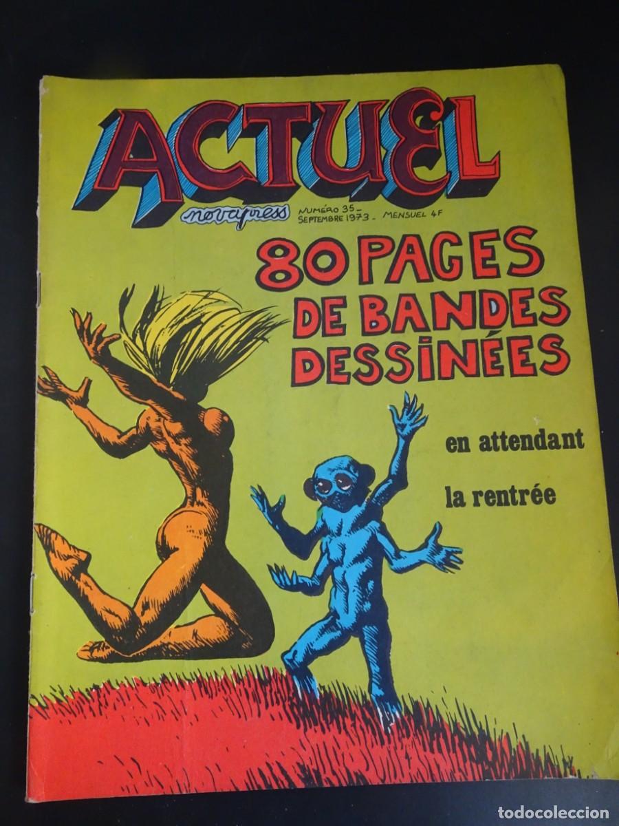 C&oacute;mics: C&Oacute;MIC, ACTUEL N&ordm; 35 UNDERGROUND, BANDE DESSIN&Eacute;E, NOVA PRESS 1973, EN FRANC&Eacute;S, VER FOTOS