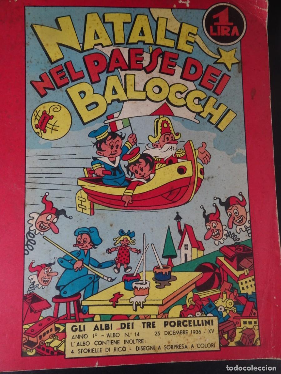 C&oacute;mics: FUMETTI, C&Oacute;MIC ART 1975, STRENNA , NATALE NEL PAESE DEI BALOCCHI, ITALIA, VER FOTOS