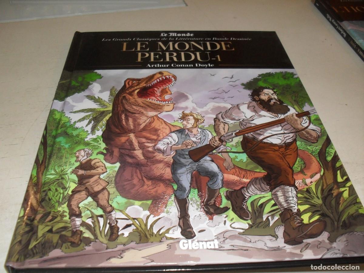C&oacute;mics: (EN FRANCES)GRANDES CLASICOS N&ordm; 24:EL MUNDO PERDIDO,DE A. CONAN DOYLE.EDICION DE LUJO.GLENAT,2023