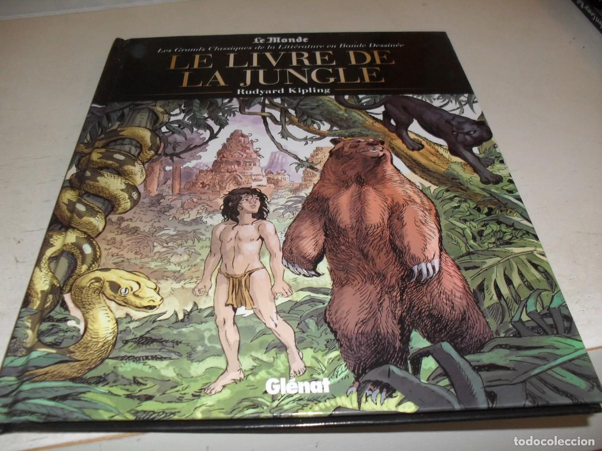 C&oacute;mics: (EN FRANCES)GRANDES CLASICOS N&ordm; 19:EL LIBRO DE LA JUNGLA,DE R-KIPLING.EDICION DE LUJO.GLENAT,2023
