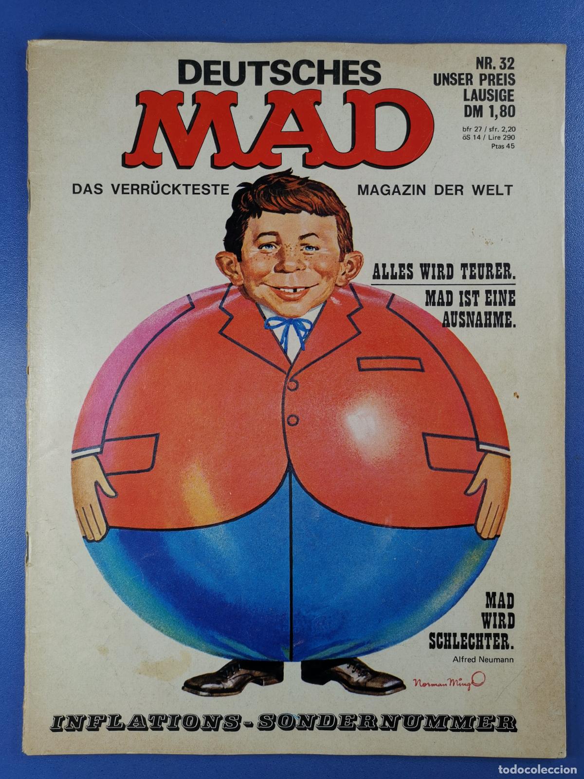 Comics: MAD - EN ALEMAN / DEUTSCH - N&ordm; 32 - DEUTSCHES