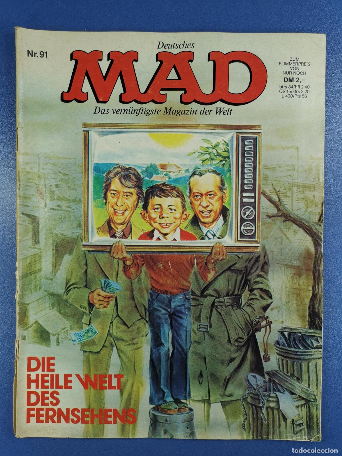 Fumetti: MAD - EN ALEMAN / DEUTSCH - N&ordm; 91 - DEUTSCHES