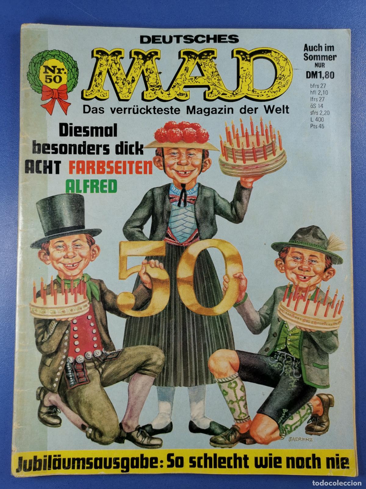 Comics : MAD - EN ALEMAN / DEUTSCH - N&ordm; 50 - DEUTSCHES