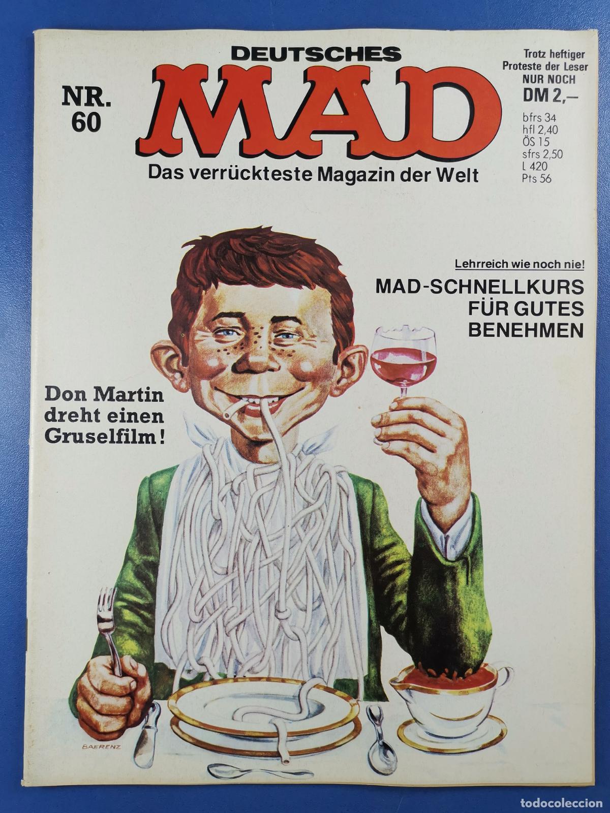 Comics : MAD - EN ALEMAN / DEUTSCH - N&ordm; 60 - DEUTSCHES
