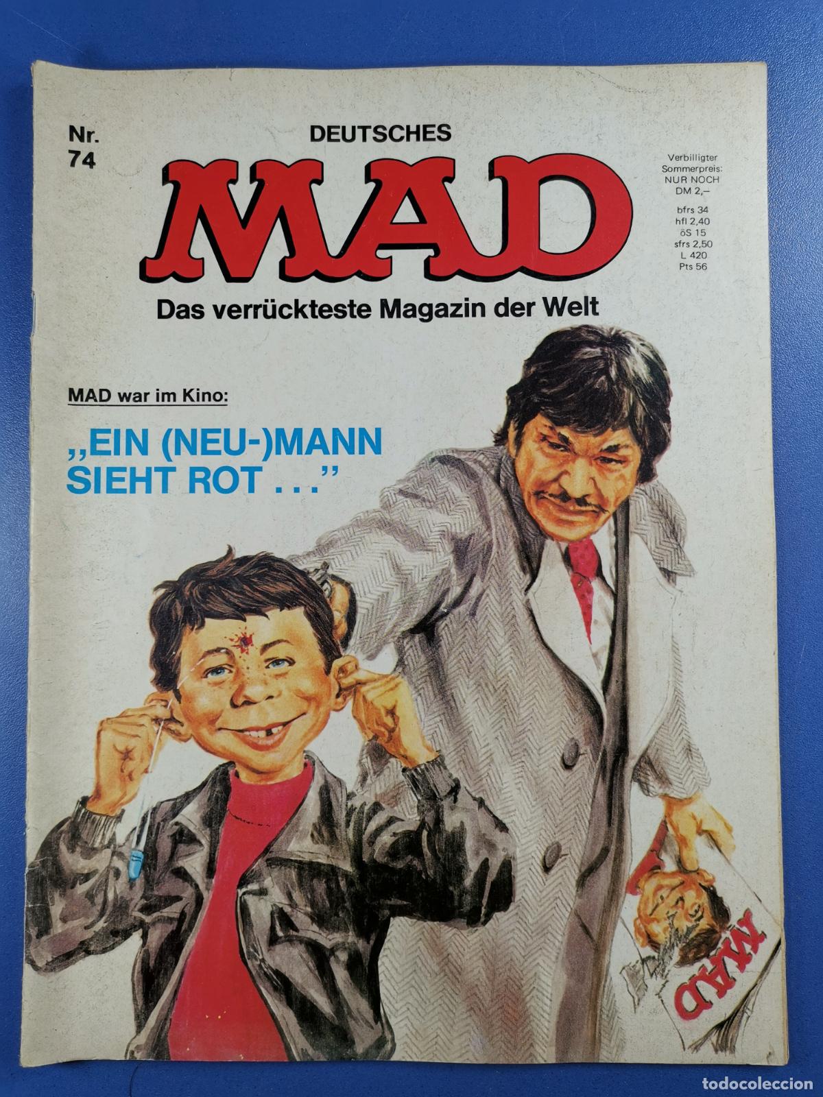 Comics : MAD - EN ALEMAN / DEUTSCH - N&ordm; 74 - DEUTSCHES