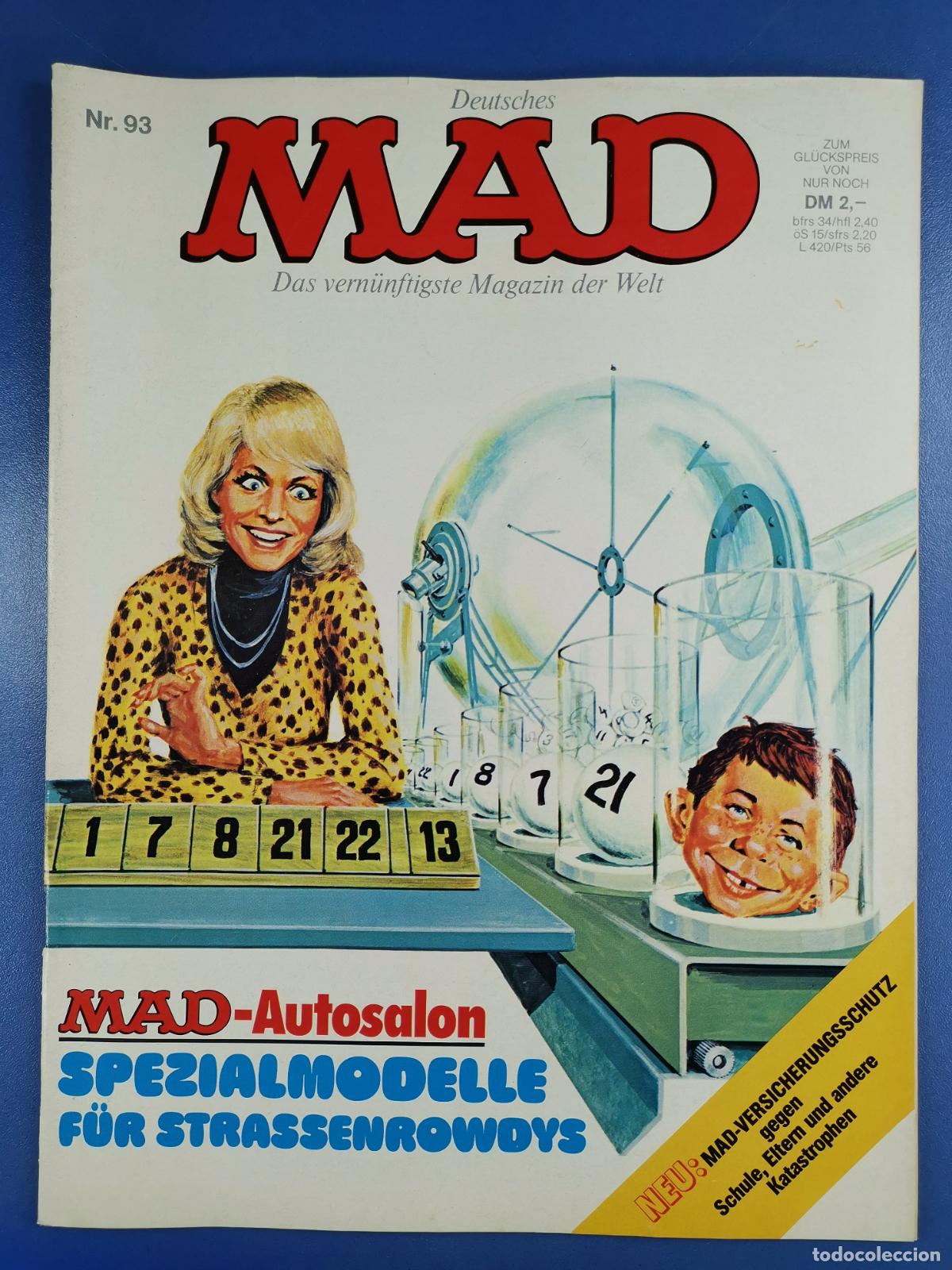 Comics: MAD - EN ALEMAN / DEUTSCH - N&ordm; 93 - DEUTSCHES