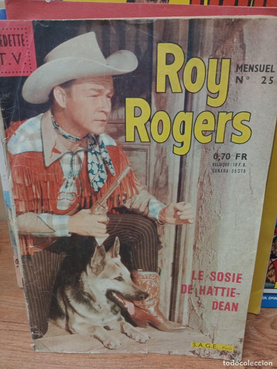 C&oacute;mics: ROY ROGERS - N&ordm; 25 - S.A.G.E. - 1963 - TEXTO EN FRANCES