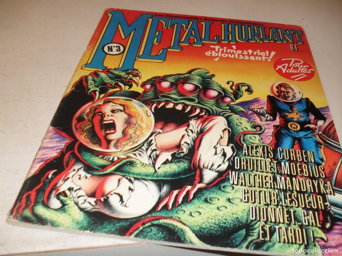 C&oacute;mics: (EN FRANCES)METAL HURLANT N&ordm; 3,CON DEN,DE CORBEN.LOS HUMANOIDES ASOCIADOS,1975