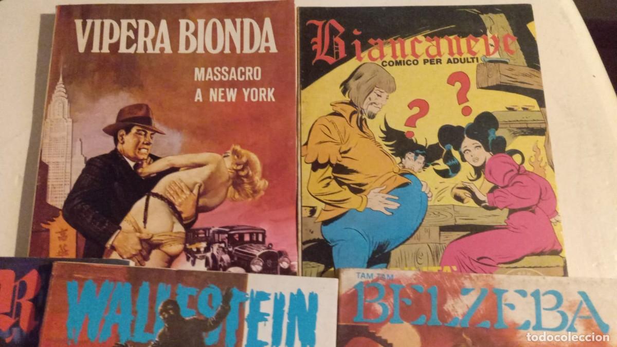 C&oacute;mics: Lote 5 c&oacute;mics er&oacute;ticos a&ntilde;os 70 (en italiano)