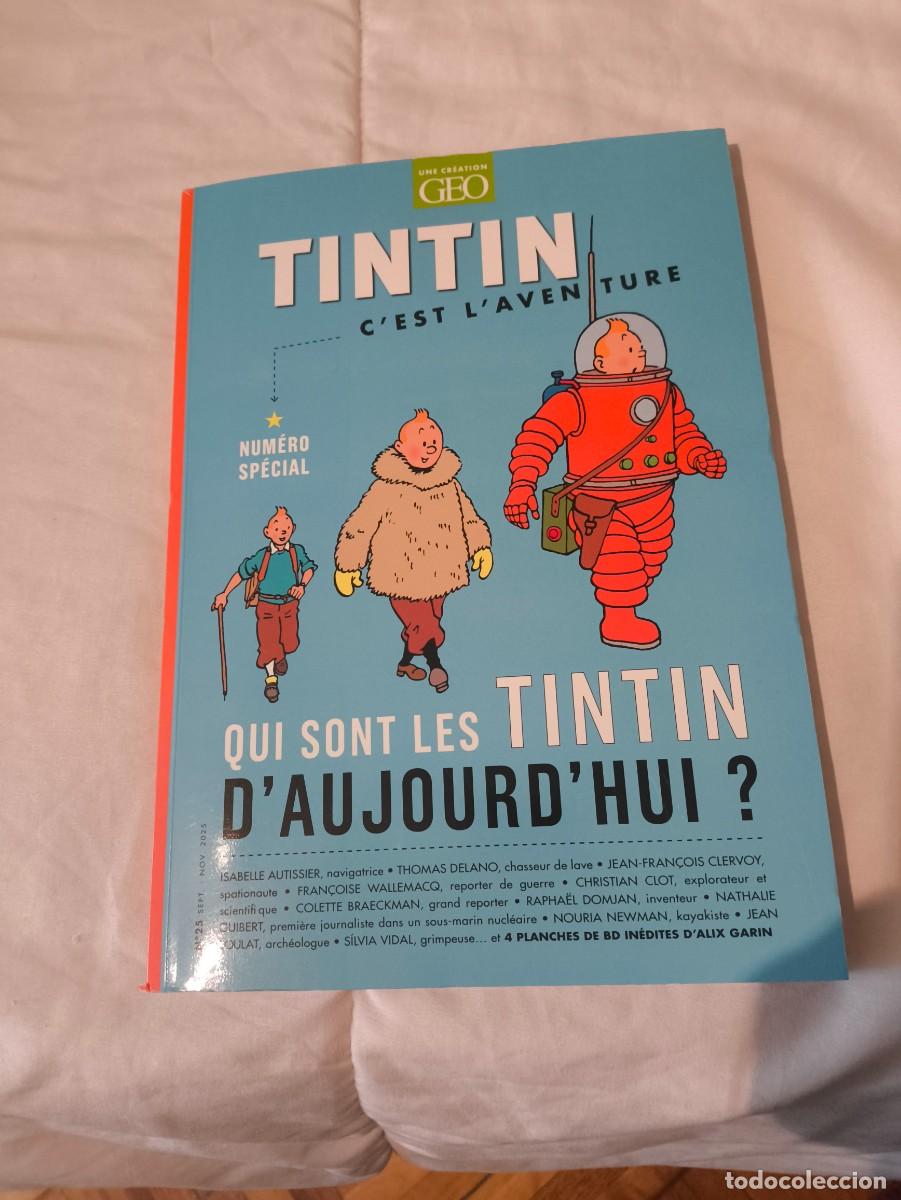Comics: Tintin. 4 tomos C'est l'aventure Geo a estrenar (50% descuento)
