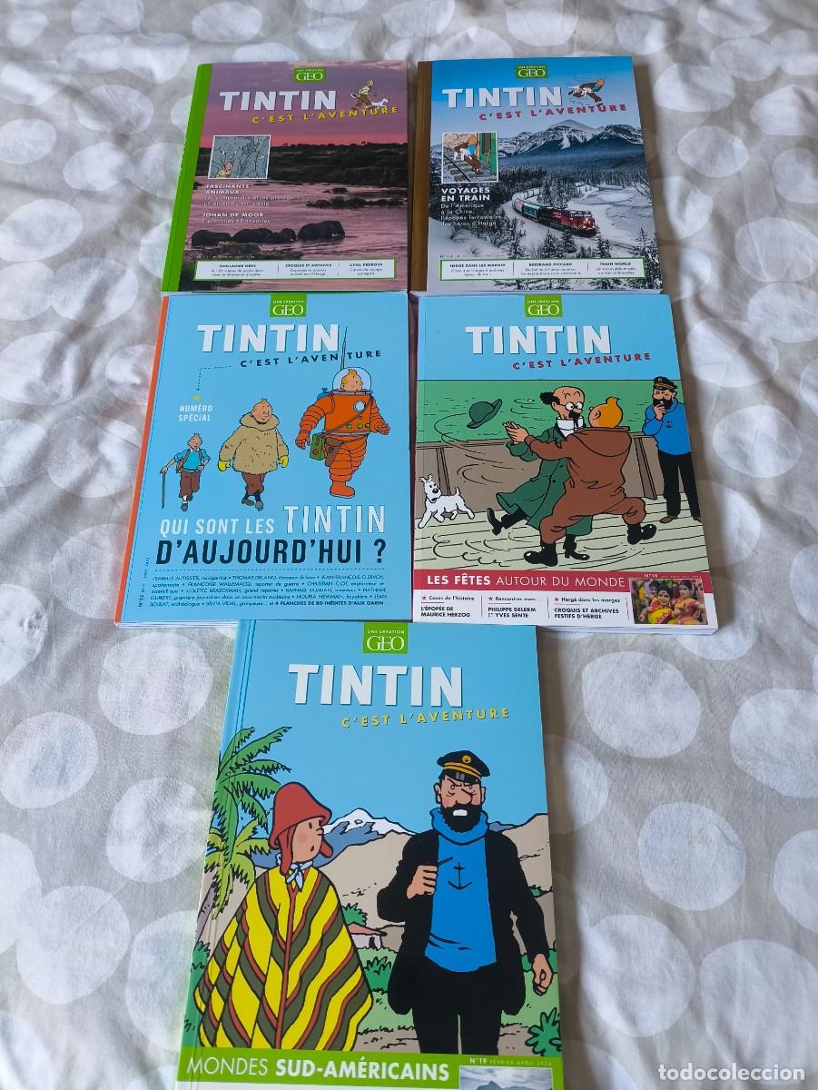 C&oacute;mics: Tintin. 5 tomos C'est l'aventure Geo a estrenar (40% descuento)