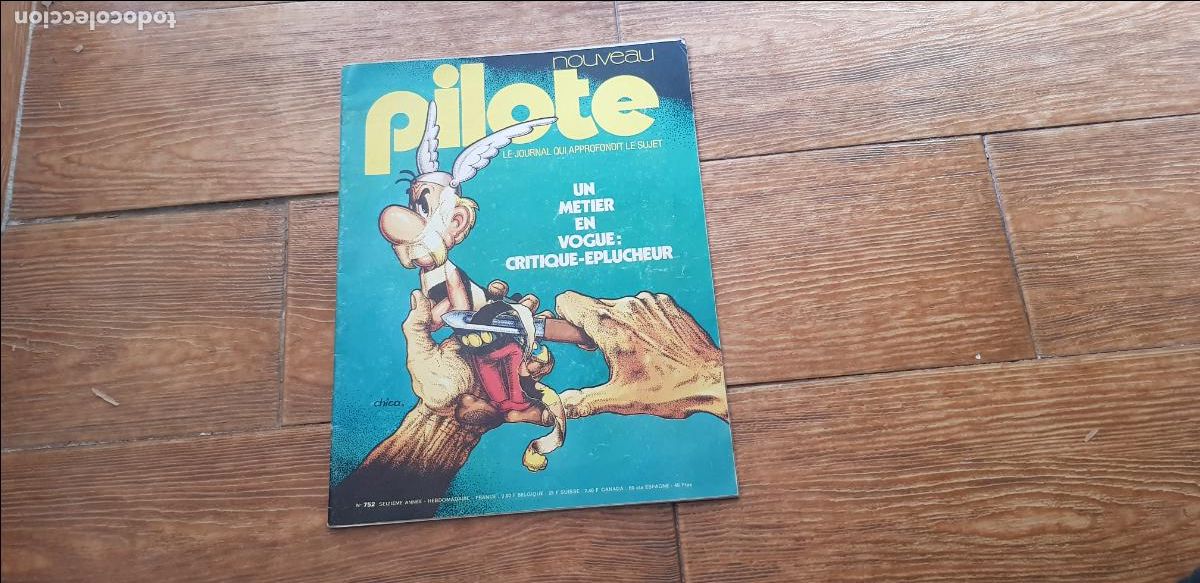 C&oacute;mics: PILOTE N&ordm; 752 EN PORTADA ASTERIX EN FRANCES