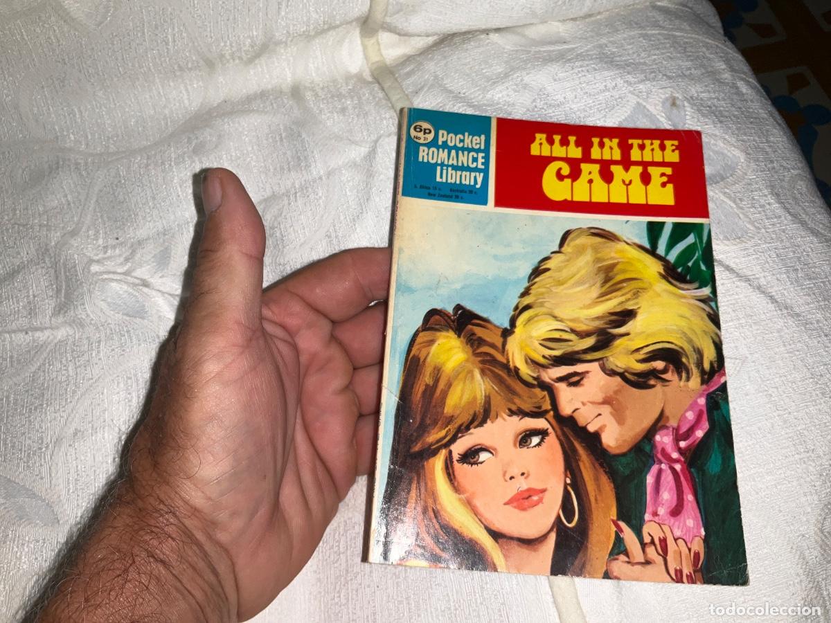 C&oacute;mics: Novela rom&aacute;ntica inglesa c&oacute;mic a&ntilde;os 70 all in the game