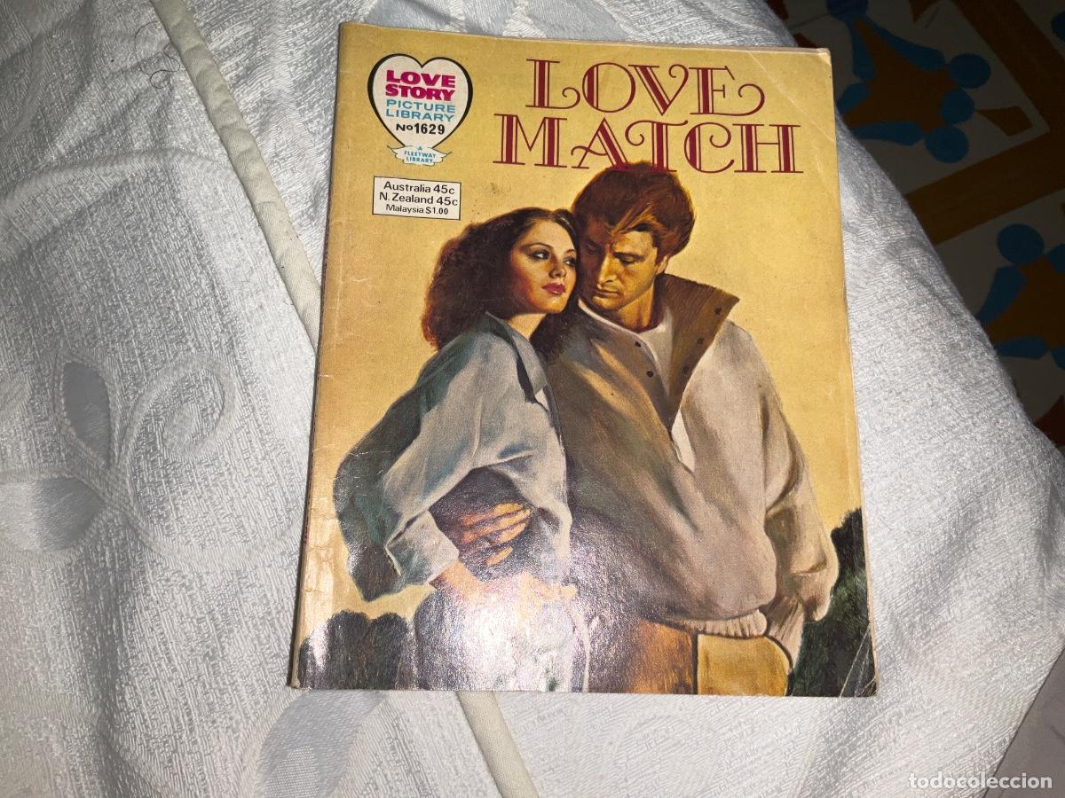 C&oacute;mics: Novela rom&aacute;ntica inglesa c&oacute;mic a&ntilde;os 70 love match 1629 love story picture library