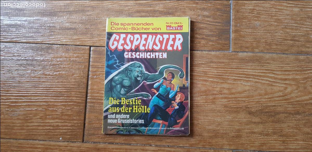 C&oacute;mics: GESPENSTER , GESCHICHTEN N. 20 ED. BASTEI, COMIC DE TERROR EN HOLANDES.