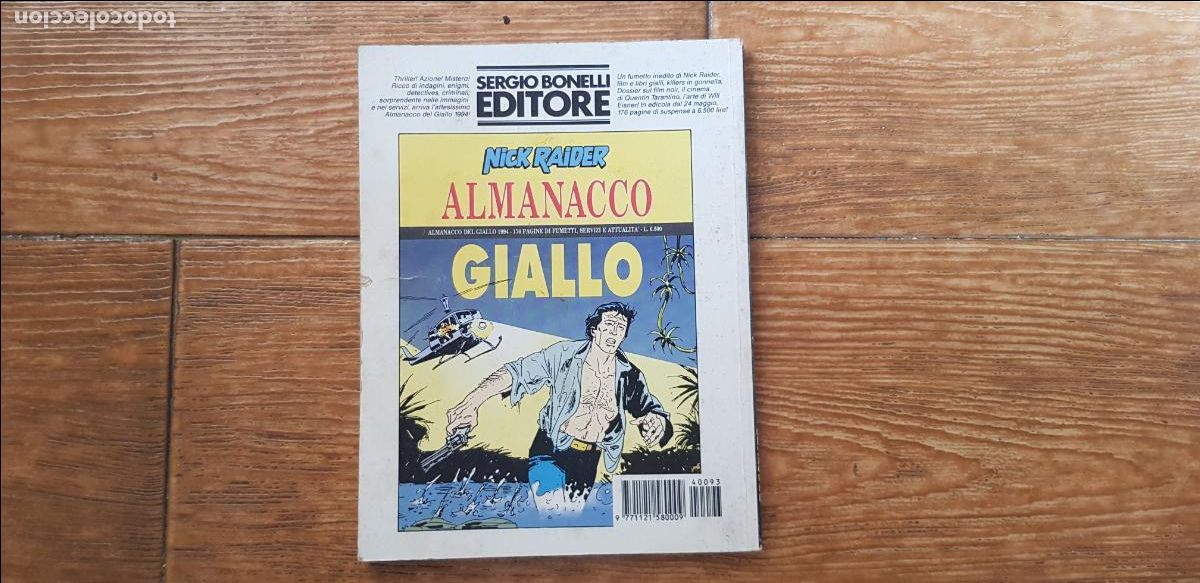 C&oacute;mics: NICK RAIDER ALMANACCO GIALLO EN ITALIANO