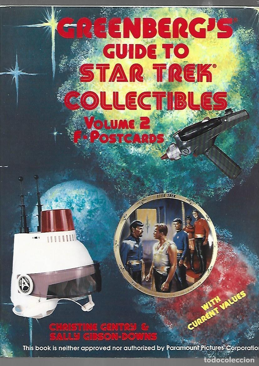 C&oacute;mics: Greenberg&acute;s guide to Star Trek collectibles, volume 2, F.Postcards, 1992, buen estado. Caja DA