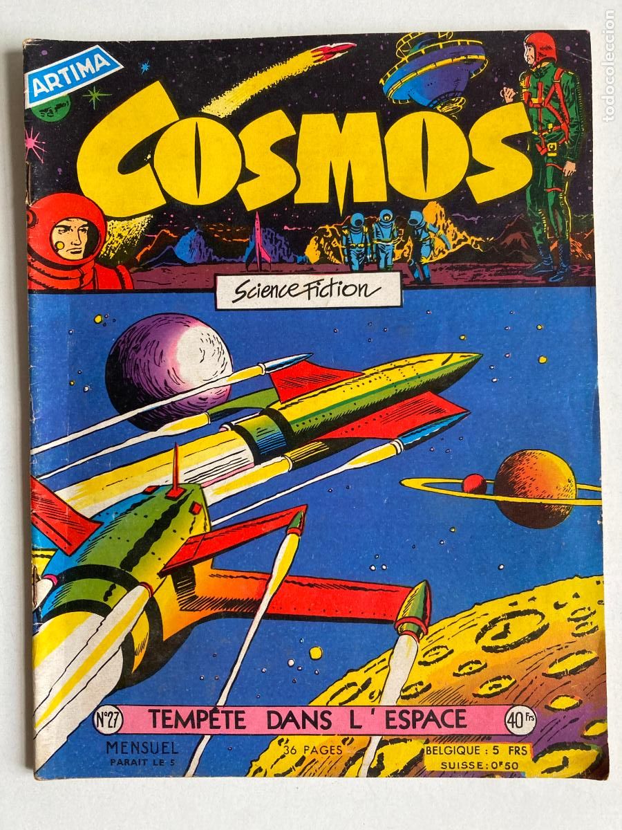 C&oacute;mics: Cosmos. n&ordm; 27. Artima 1959 (en franc&eacute;s), Science Fiction