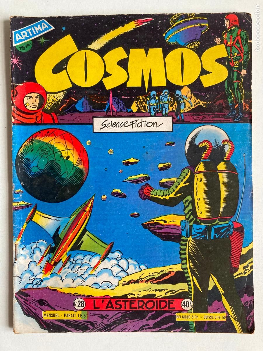 C&oacute;mics: Cosmos. n&ordm; 28. Artima 1959 (en franc&eacute;s), Science Fiction
