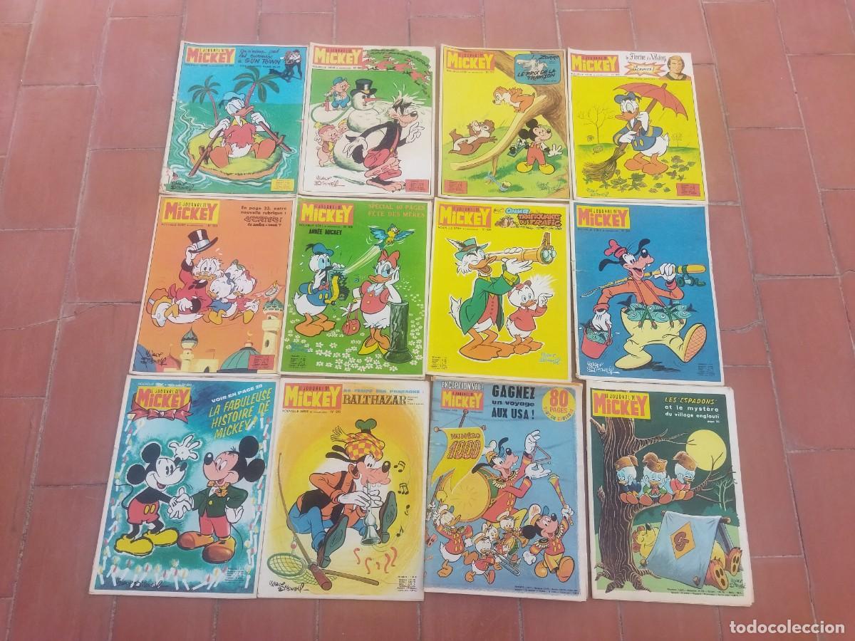 C&oacute;mics: lote de 25 comics LE JOURNAL DE MICKEY en frances - Foto 1