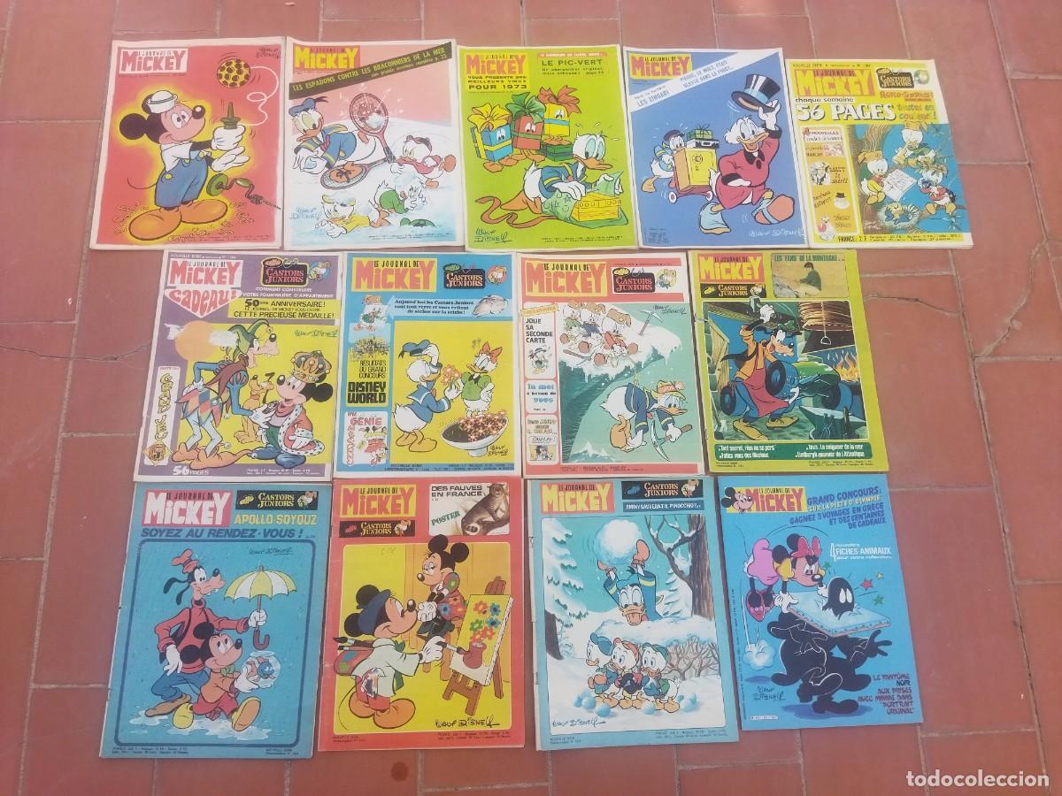 C&oacute;mics: lote de 25 comics LE JOURNAL DE MICKEY en frances - Foto 2